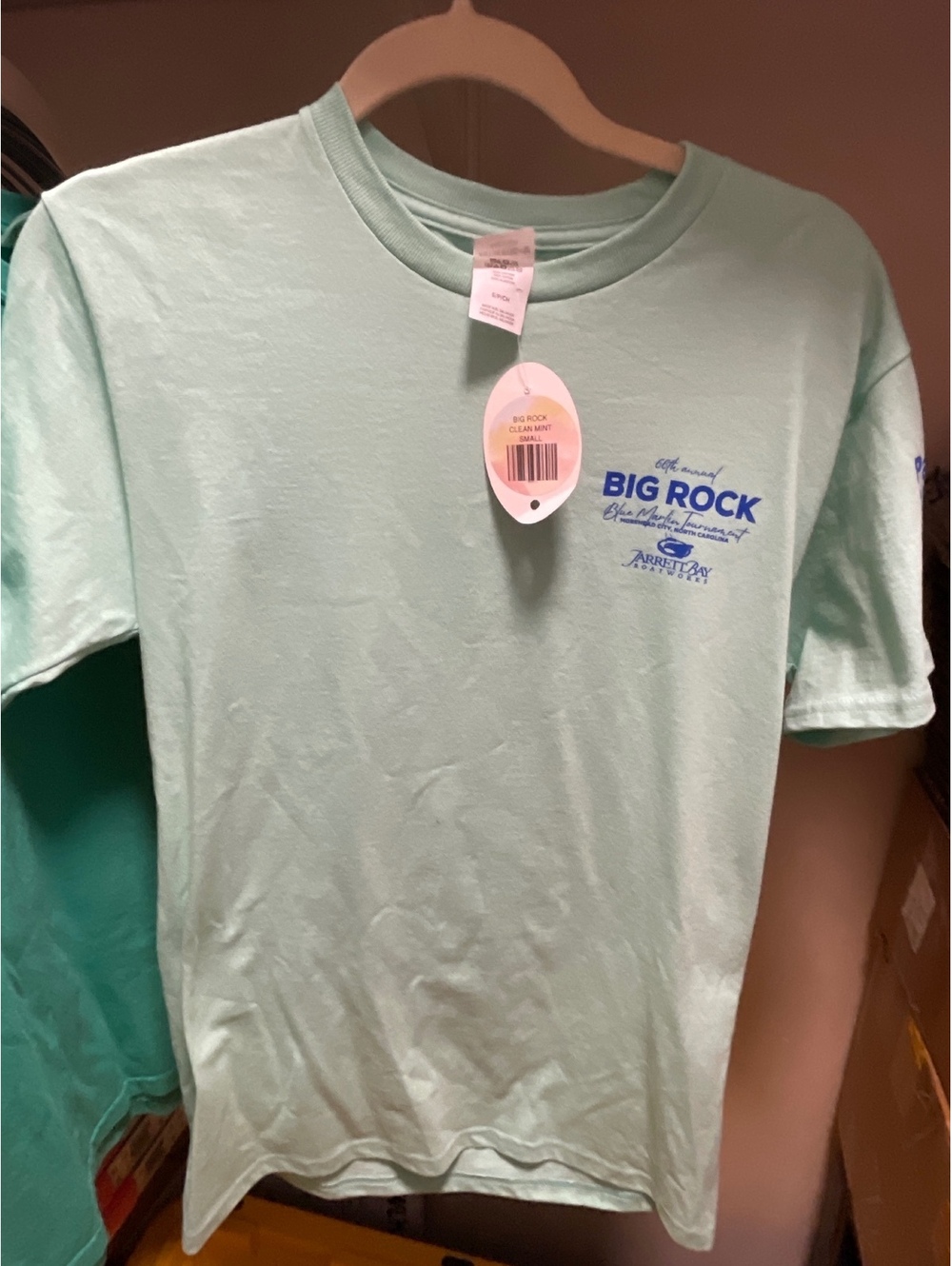 Big Rock 66th Annual Blue Marlin Tournament T-Shirt Size S Clean Mint